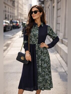 Pamela Love -Floral Patchwork Dress